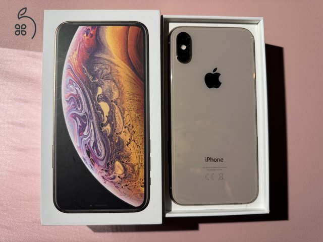 Eladó iPhone XS (512gb) gold, független - szép állapotú (akku 88%)