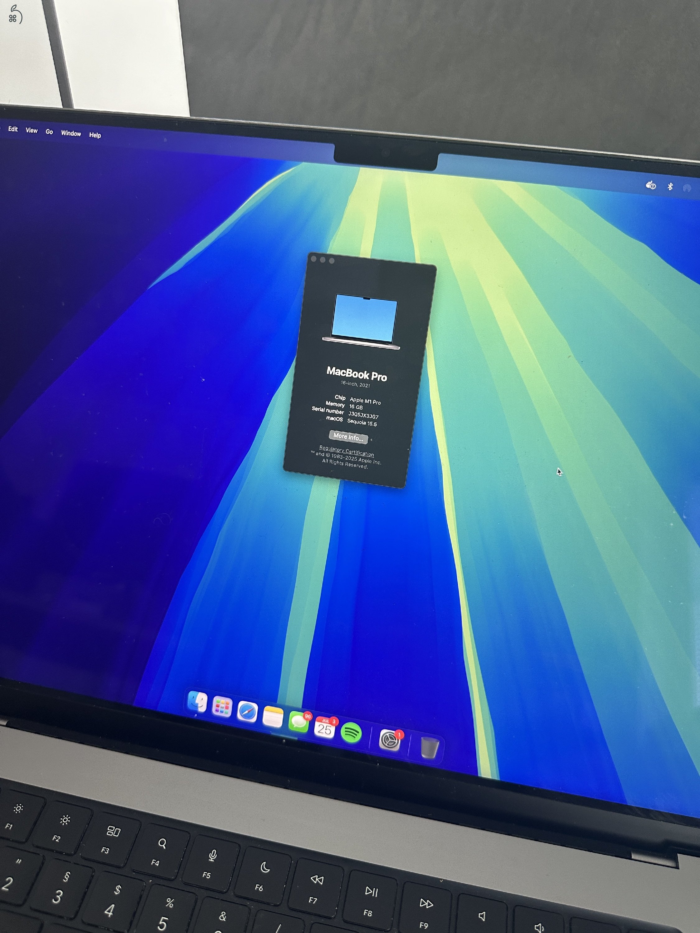 Macbook Pro 16 2021 - M1 Pro, 16Gb, 512Gb