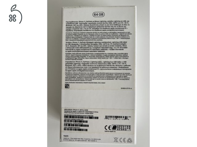 iPhone 11 - 64 GB - FEHÉR - 84% AKKSI - FÜGGETLEN