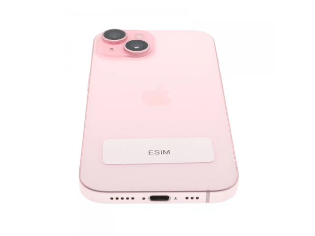 !! 1 ÉV GARANCIA !! Apple iPhone 15 256 GB Pink 90%