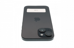 !! 1 ÉV GARANCIA !! Apple iPhone 15 256 GB Black 100%