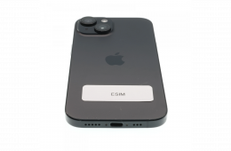 !! 1 ÉV GARANCIA !! Apple iPhone 15 256 GB Black 100%
