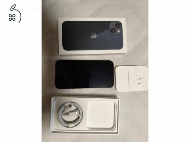 Apple iphone 13 128GB Mobiltelefon ( Black )(Kártyafüggetlen)