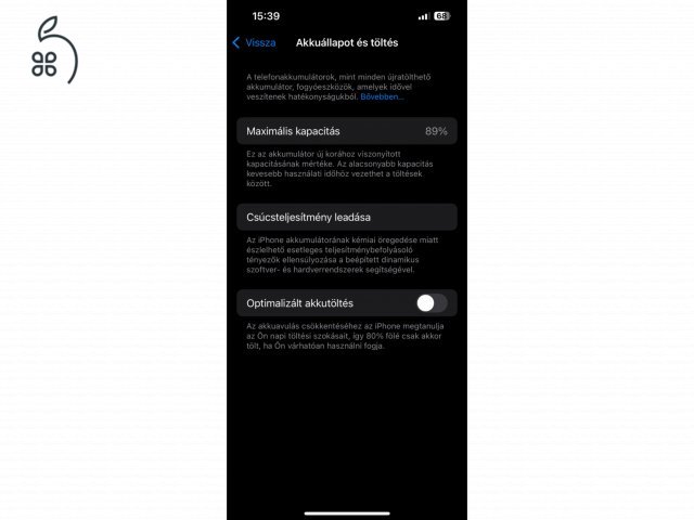 Apple iphone 13 128GB Mobiltelefon ( Black )(Kártyafüggetlen)