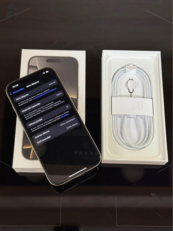 Apple Iphone 16 Pro, 128Gb, Natural titanium, Istyle vásárlás, 3 év garancia!