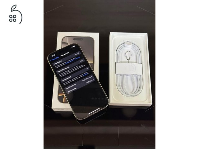 Apple Iphone 16 Pro, 128Gb, Natural titanium, Istyle vásárlás, 3 év garancia!
