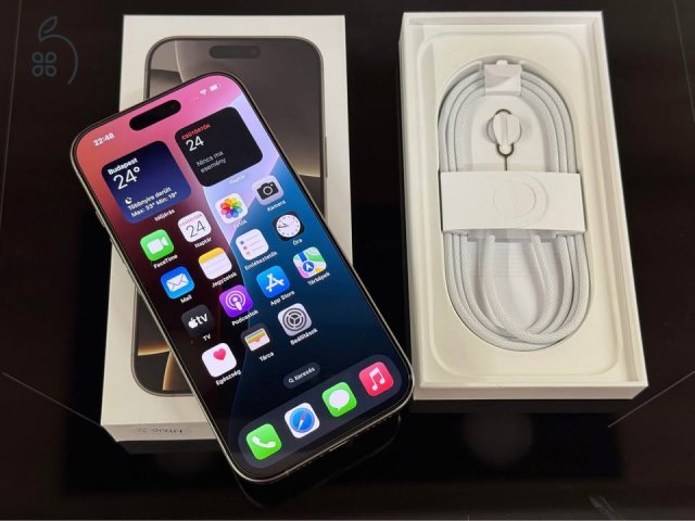 Apple Iphone 16 Pro, 128Gb, Natural titanium, Istyle vásárlás, 3 év garancia!