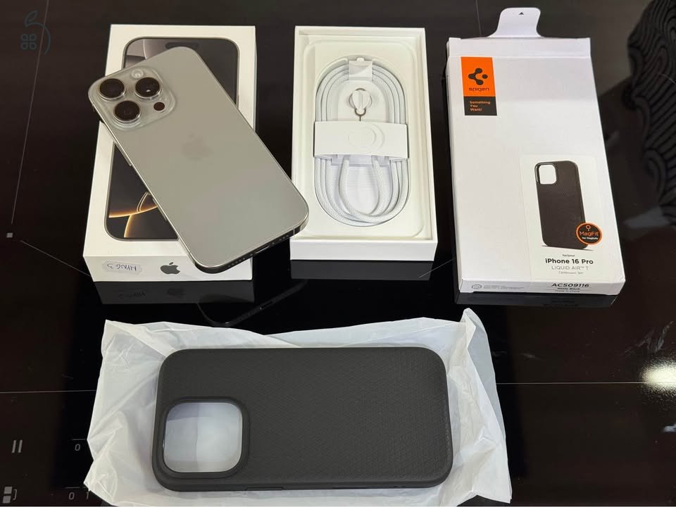 Apple Iphone 16 Pro, 128Gb, Natural titanium, Istyle vásárlás, 3 év garancia!