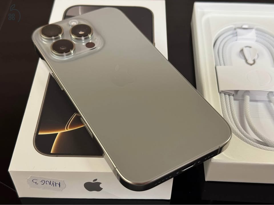Apple Iphone 16 Pro, 128Gb, Natural titanium, Istyle vásárlás, 3 év garancia!