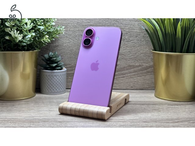  iPhone 16 128GB Rózsaszín, Független - Garancia, Számla 