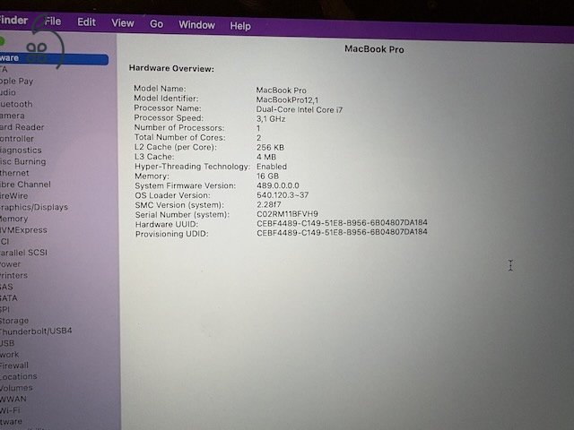 Retina Macbook Pro 13 (i7)  2015 Early - Használt, szép állapot- 512GB SSD, 16GB RAM