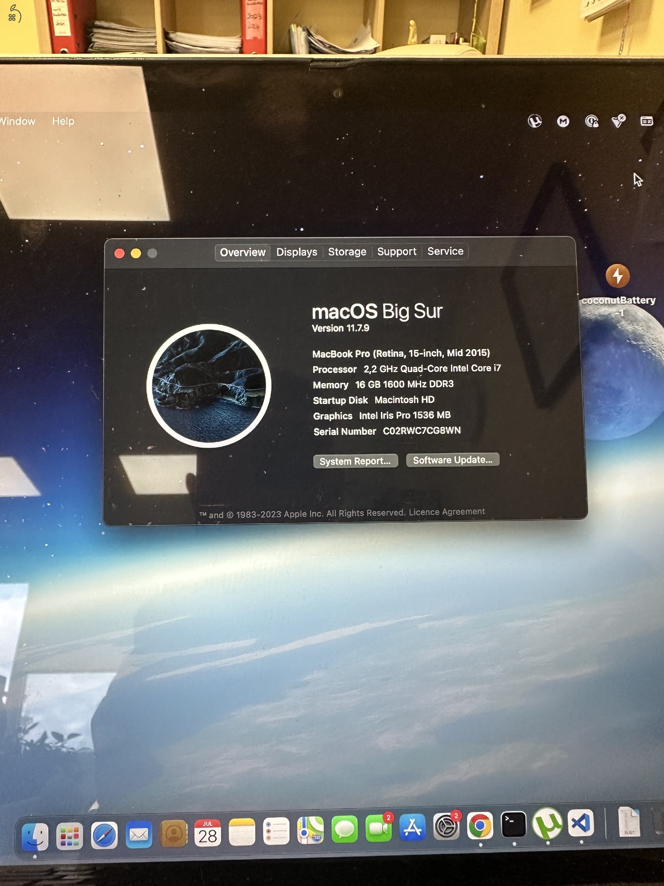 MacBook Pro 15 Retina i7 16GB RAM