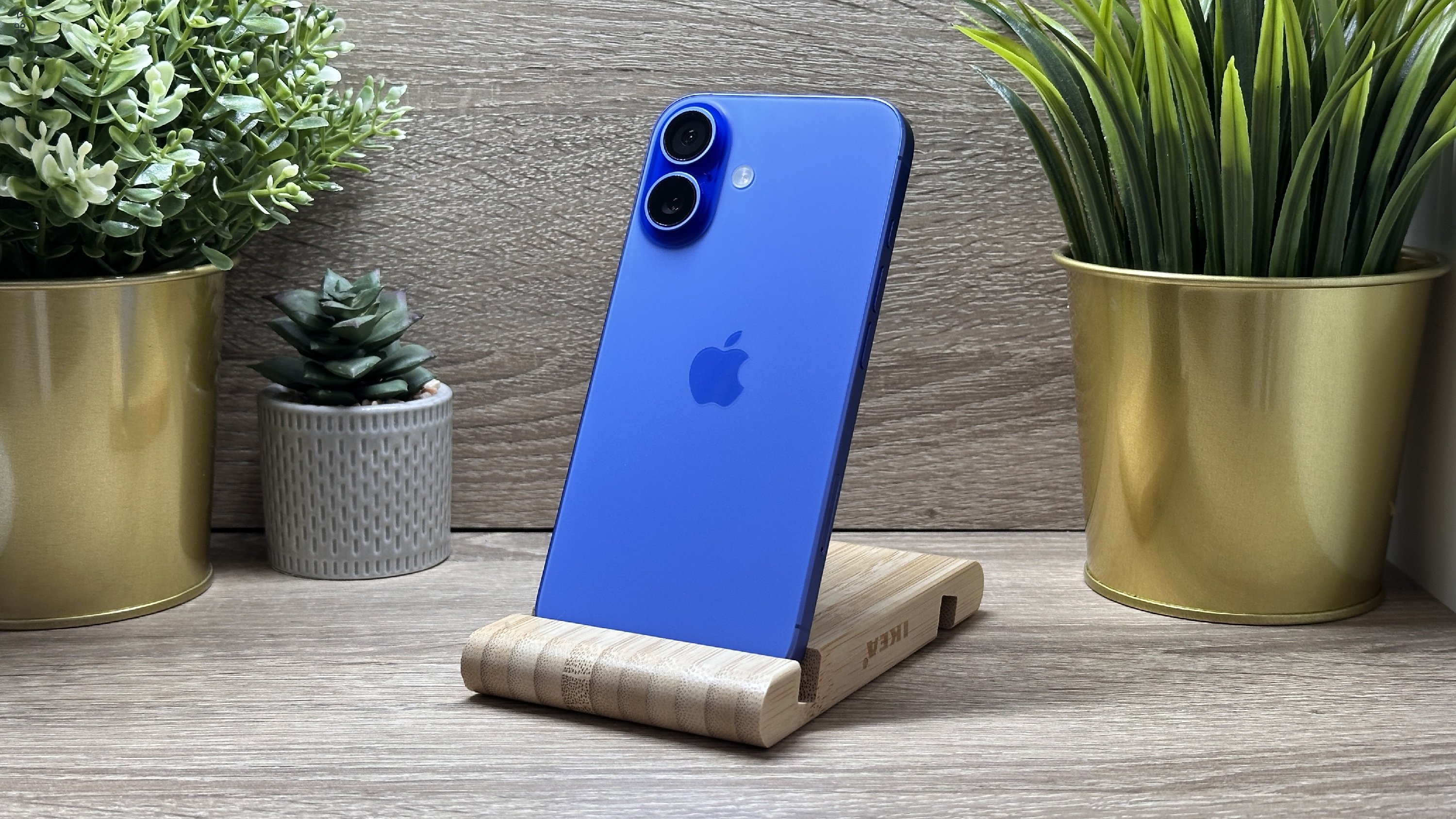  iPhone 16 128GB Kék, Független - Garancia, Számla 
