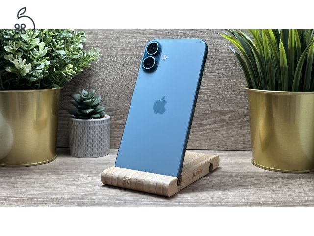 iPhone 16 Plus 512GB Récezöld, Független - Garancia, Számla 