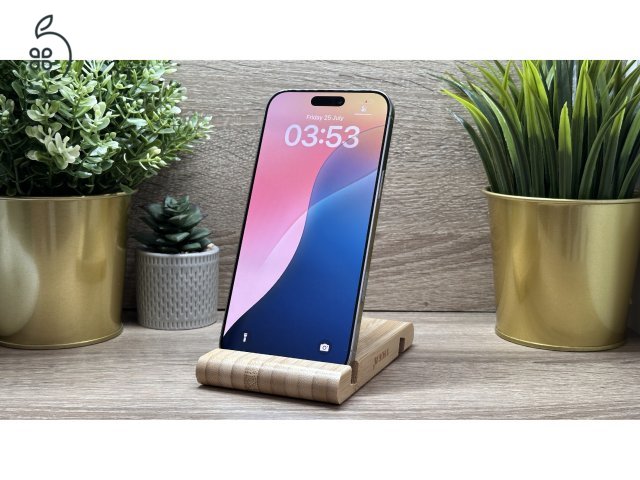  iPhone 16 Pro Max 256GB Fehér, Független - Garancia, Számla 