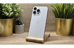  iPhone 16 Pro Max 256GB Fehér, Független - Garancia, Számla 