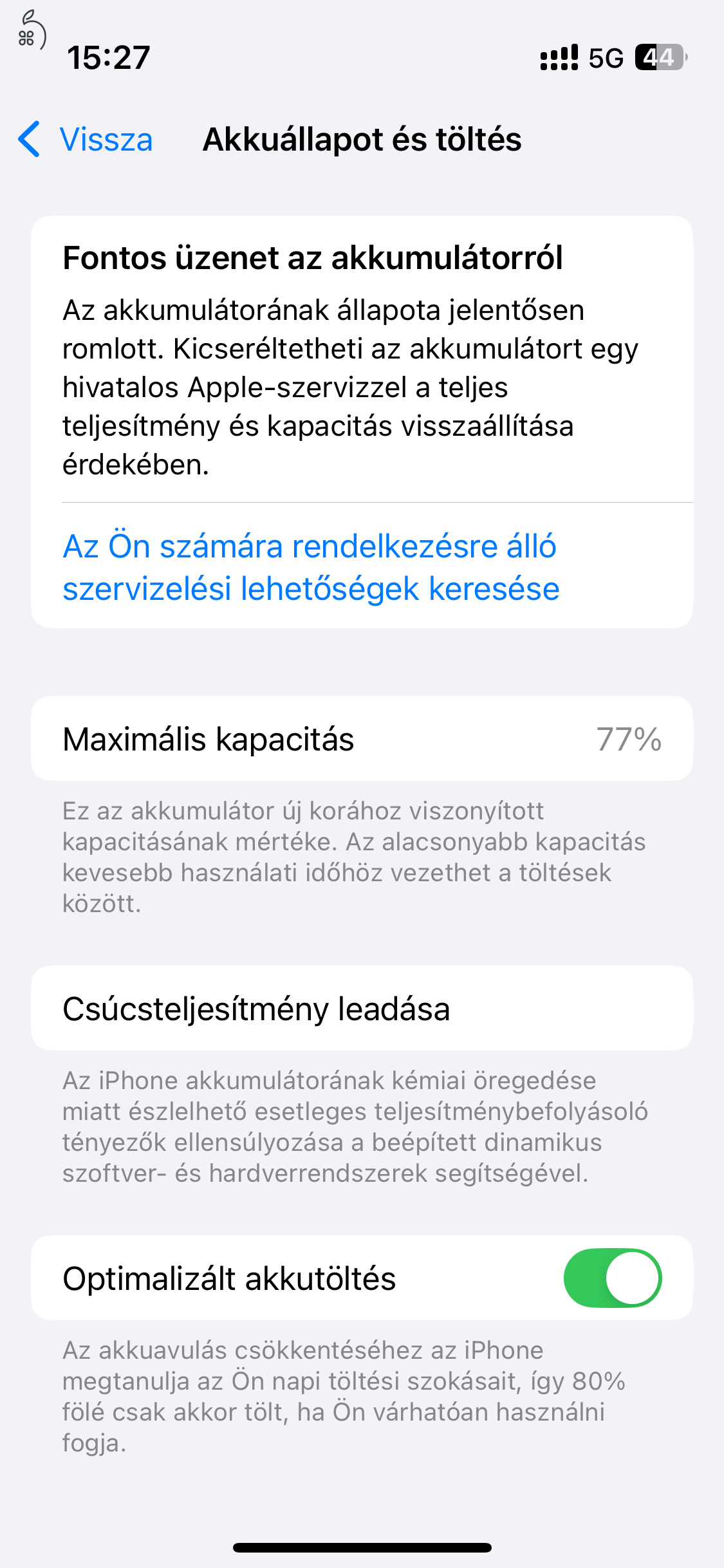 iPhone 13 Mini 128GB kék nem hibás