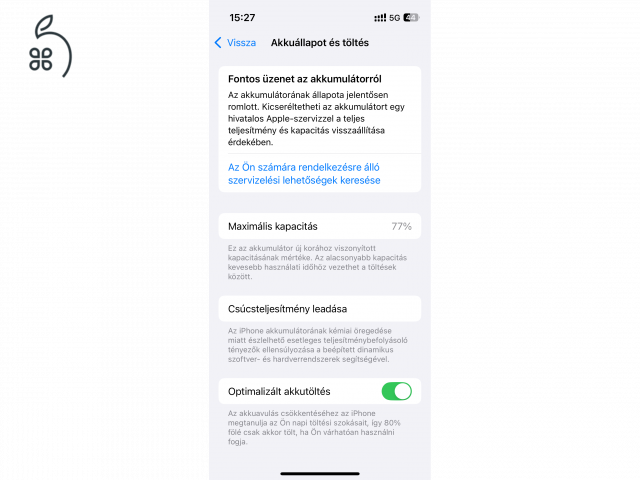 iPhone 13 Mini 128GB kék nem hibás