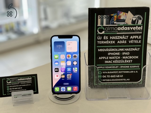 iPhone 12 128GB Vodafone Használt/1-3 hónap gar./Akku 100%/p4387