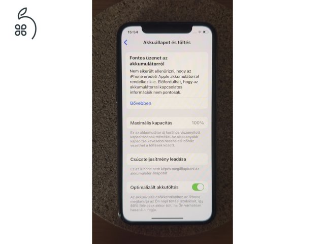 iPhone 11 Pro 256 GB 100%-os cserélt akkumulátor