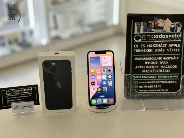 iPhone 13 Mini 128GB Független Használt/1-3 hónap gar./Akku 86%/p4389