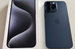 iPhone 15 Pro Max 256GB +minőségi tok+betekintésgátló üvegfólia