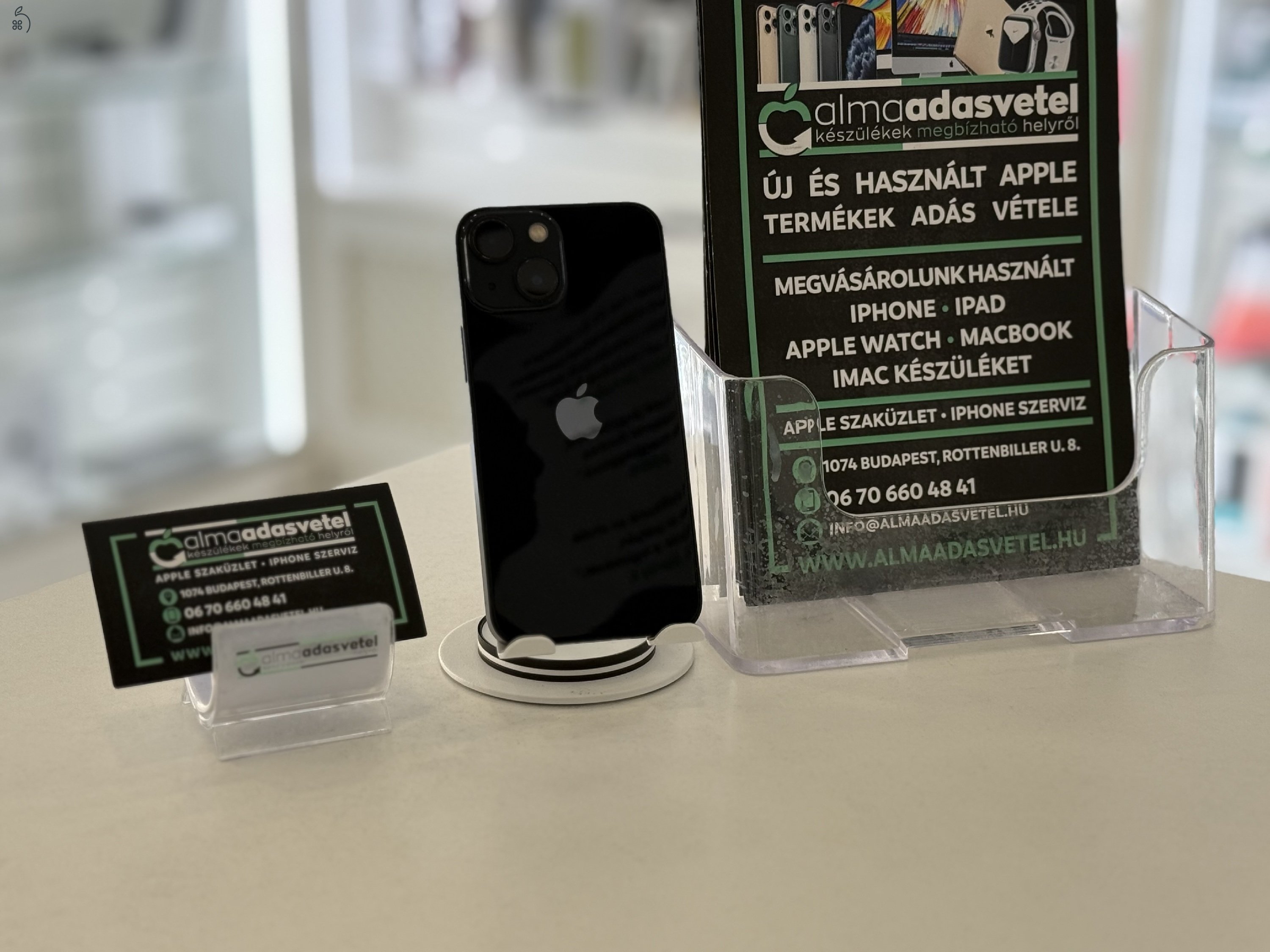 iPhone 13 Mini 128GB Független Nagyon Szép/1-3 hónap gar./Akku 92%/p4390