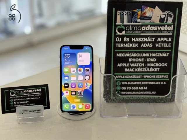 iPhone 13 Mini 128GB Független Nagyon Szép/1-3 hónap gar./Akku 92%/p4390