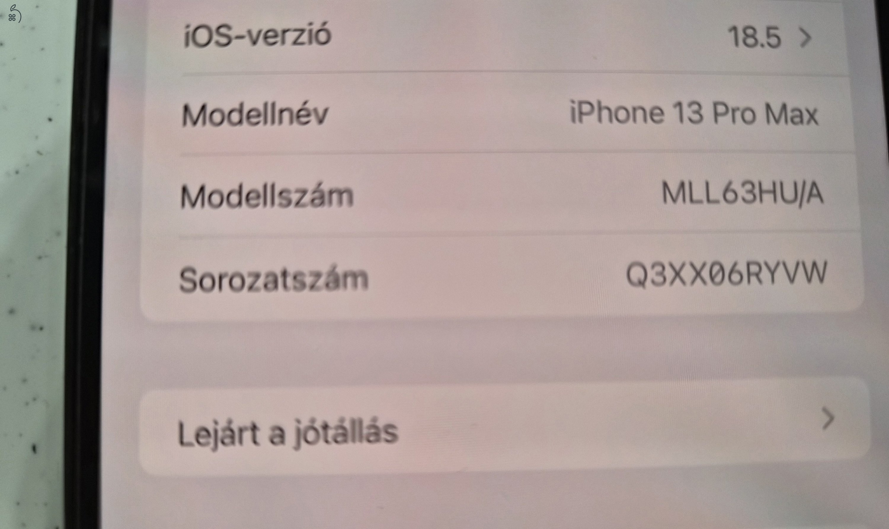 Eladó iPhone 13Pro Max 