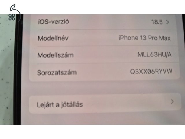 Eladó iPhone 13Pro Max 