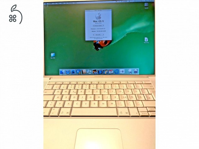 Apple PowerBook G4 15' 1GHz – 768MB RAM 