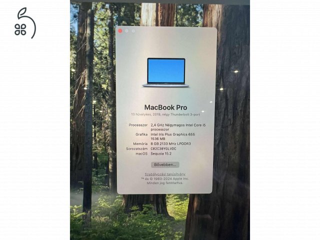 Macbook Pro 13' Touchbar 2,4 GHz i5 8GB