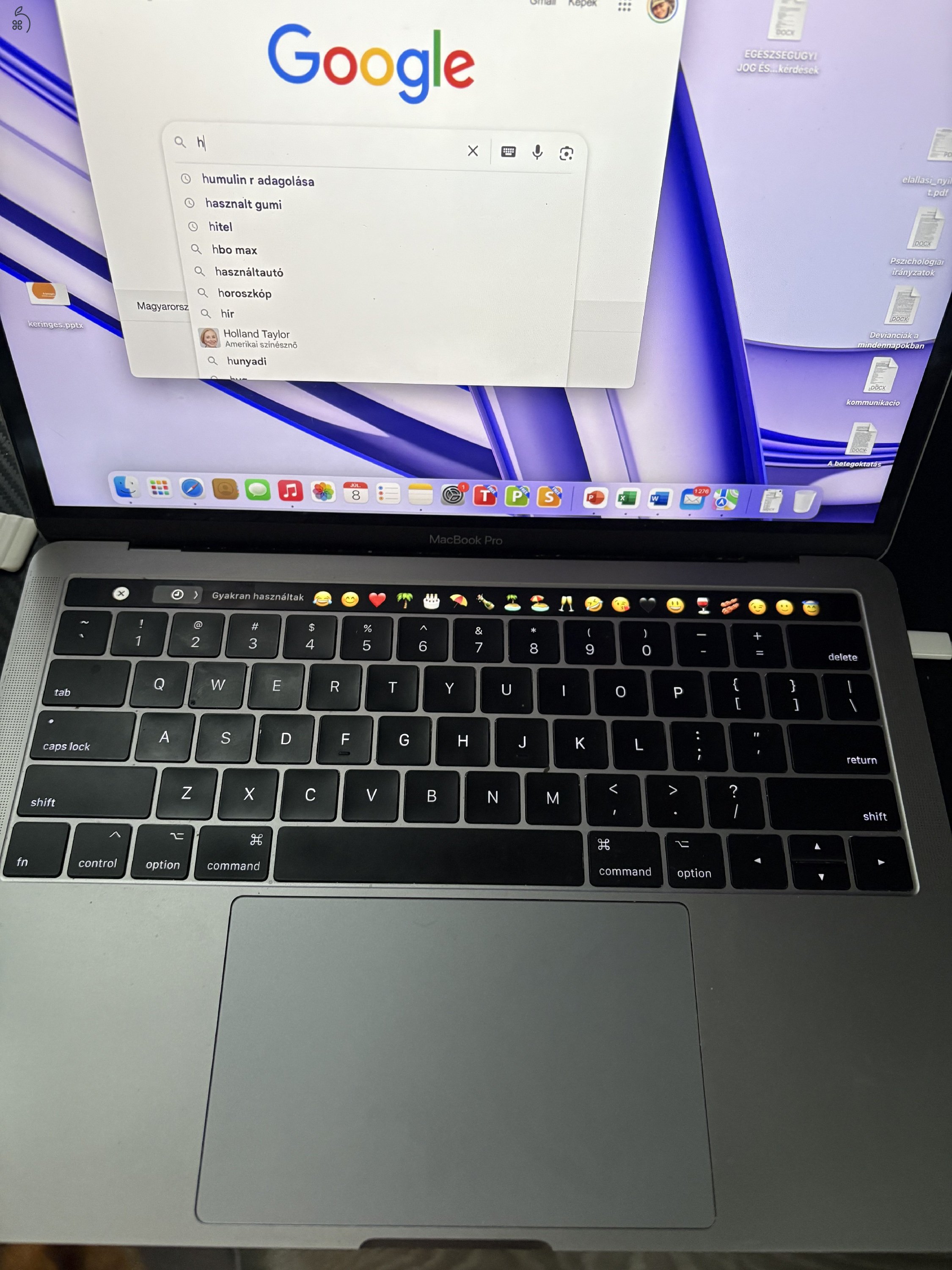 Macbook Pro 2017 touchbar