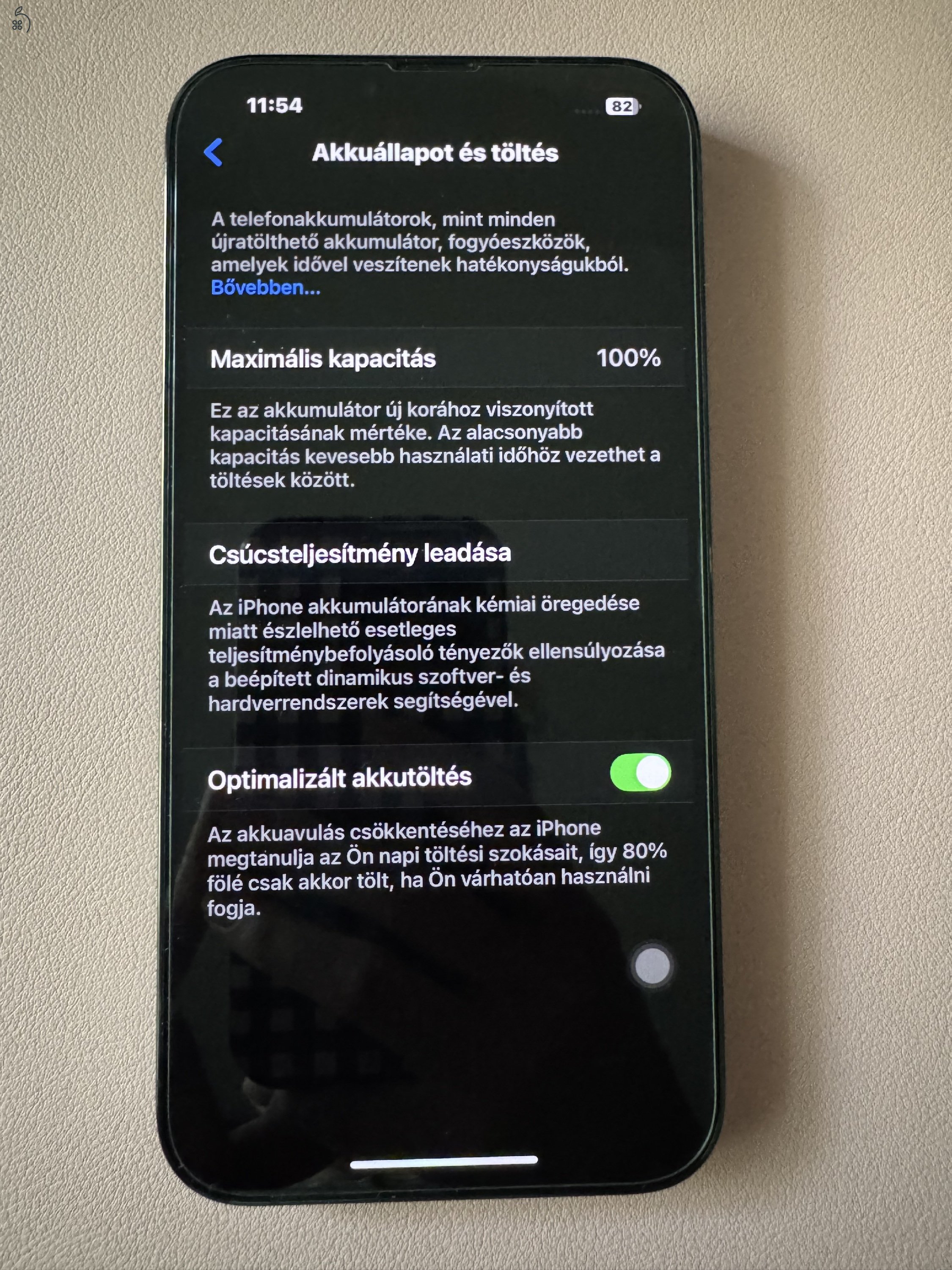 Eladó iPhone 13 Pro Max (128gb) Alpine green, független