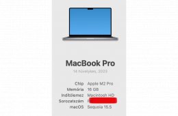 MacbookPro M2Pro 16 Gb 512 Gb !! ÁR ALATT