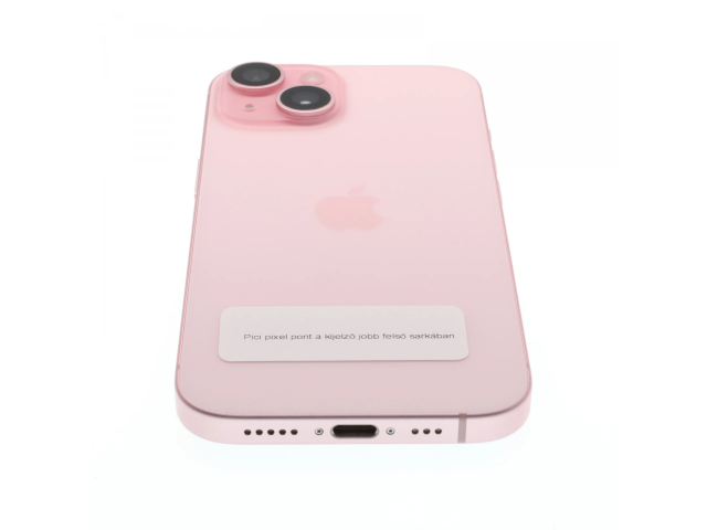 !! 1 ÉV GARANCIA !! Apple iPhone 15 128 GB Pink 91%