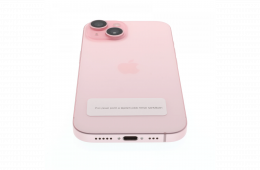 !! 1 ÉV GARANCIA !! Apple iPhone 15 128 GB Pink 91%