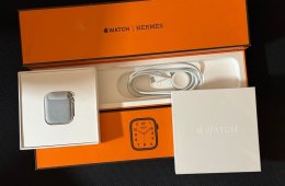 Apple Watch HERMÈS Series 7, 45 mm rozsdamentes acél, eredeti csomagolásban