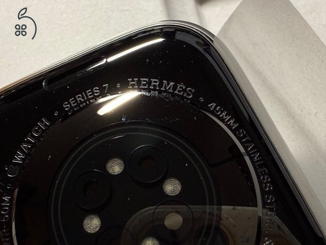 Apple Watch HERMÈS Series 7, 45 mm rozsdamentes acél, eredeti csomagolásban
