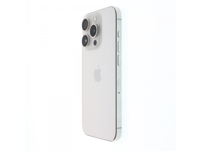 !! 1 ÉV GARANCIA !! Apple iPhone 15 Pro 128 GB White Titanium 98%