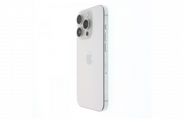!! 1 ÉV GARANCIA !! Apple iPhone 15 Pro 128 GB White Titanium 98%