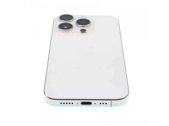 !! 1 ÉV GARANCIA !! Apple iPhone 15 Pro 128 GB White Titanium 98%