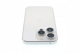 !! 1 ÉV GARANCIA !! Apple iPhone 15 Pro 128 GB White Titanium 98%