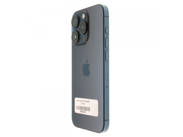 !! 1 ÉV GARANCIA !! Apple iPhone 15 Pro 128 GB Blue Titanium 90%