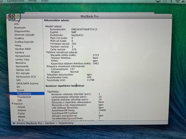 MacBook Pro szép állapotban, dobozával töltővel eladó