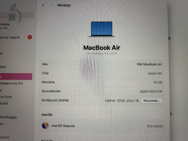 Új! Apple MacBook Air 15