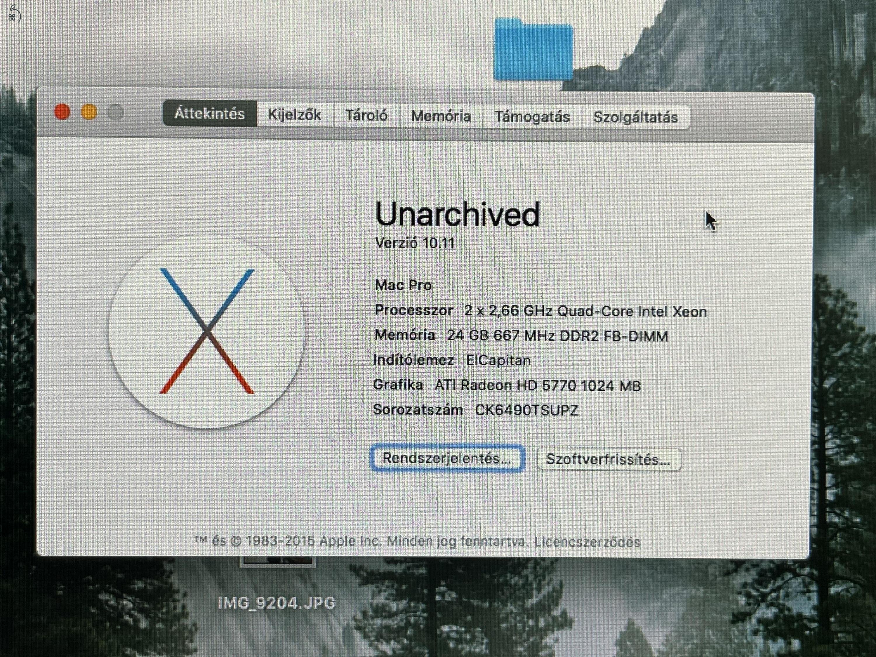 Apple Mac Pro 2.1 - Radeon HD 5770 - Felújítva - Szép állapot