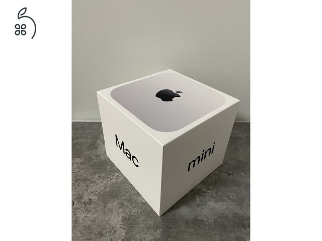 Új - Apple Mac mini M4 Pro 12cCPU/16cGPU / 24GB / 512GB SSD - Bontatlan