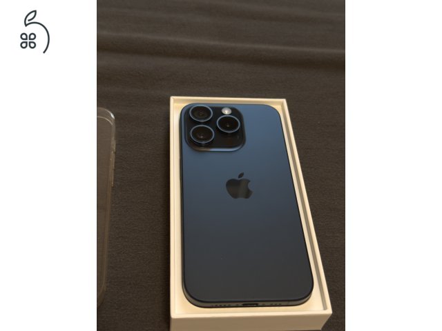 Eladó iPhone 15 Pro – Blue Titán, 128GB – Patika állapot! - 3 tokkal