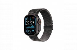 Apple Watch Ultra 2 - Black Titanium Case with Black Titanium Milanese Loop - M - (Csak 1db!)